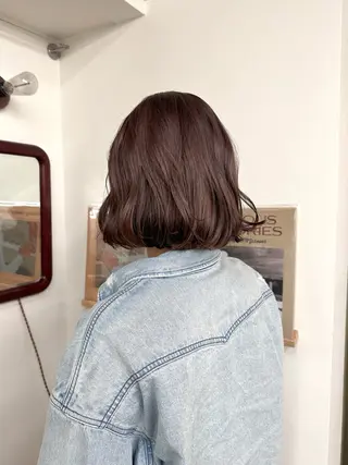 ショート カラー 透明感カラー/中崎町 fukaのヘアスタイル