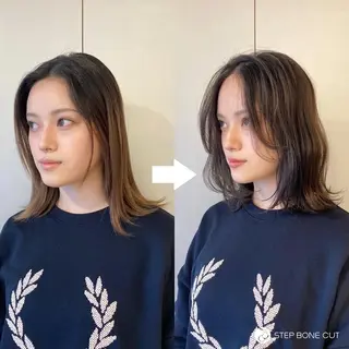 ミディアム ポルタカリーナサロン yukariのヘアスタイル