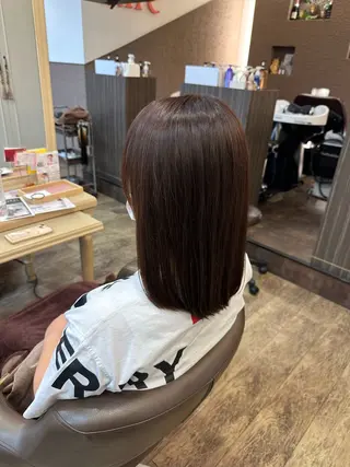 ミディアム 杉田 花乃のヘアスタイル