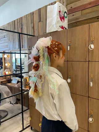 ヘアアレンジ なな /カラー/アレンジのヘアスタイル