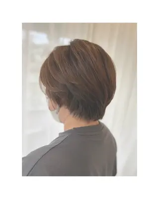 ショート 縮毛矯正/くすみ カラー/yukiのヘアスタイル