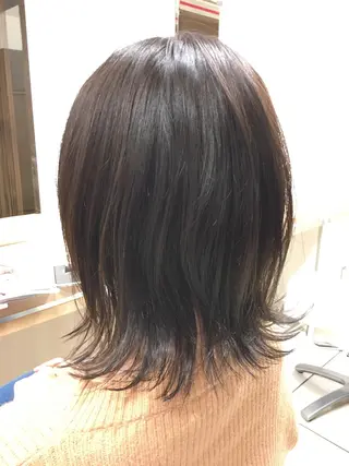 ミディアム 🌟ROUGE 🧸おびつななみのヘアスタイル