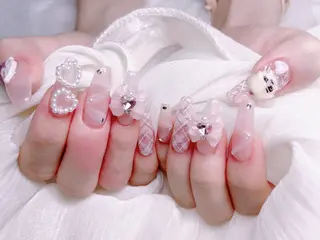 ネイル M🌷nail 長さだし専門店のネイルデザイン