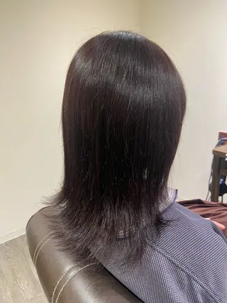 ミディアム カラー 脇坂 歩夢のヘアスタイル