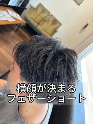 ショート メンズ 朝セット楽！指名多数 メンズ特化/黒部由徒のヘアスタイル