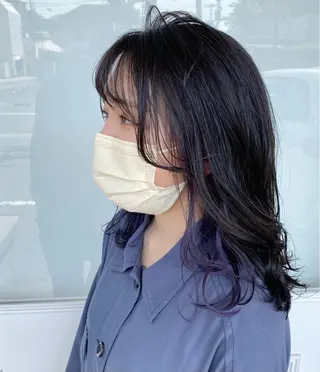 ミディアム カラー 杉田 健太のヘアスタイル