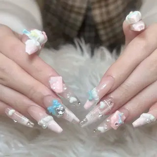 ネイル ANH ゴテゴテネイルのネイルデザイン