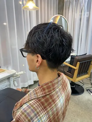 メンズ 志賀 あずみのヘアスタイル