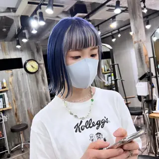ミディアム カラー 🌕PePe　菅 タイシ🌕のヘアスタイル