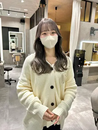 ミディアム カラー 一ノ瀬 暁のヘアスタイル