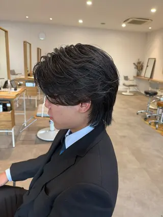 ミディアム 樋口 令惟のヘアスタイル