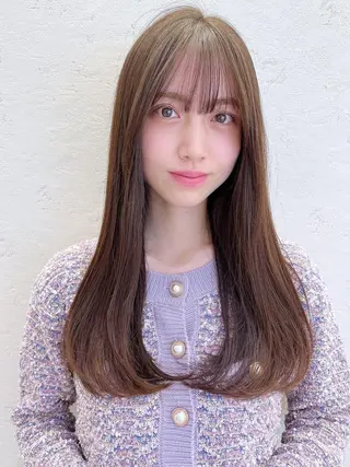 ロング カラー 韓国ヘア×髪質改善 /yoshikaのヘアスタイル