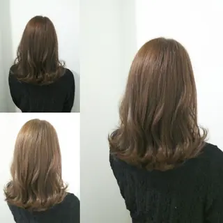 セミロング カラー パーマ ヘアアレンジ メンズ キッズ ネイル マツエク・マツパ MEGUMI megumiのヘアスタイル