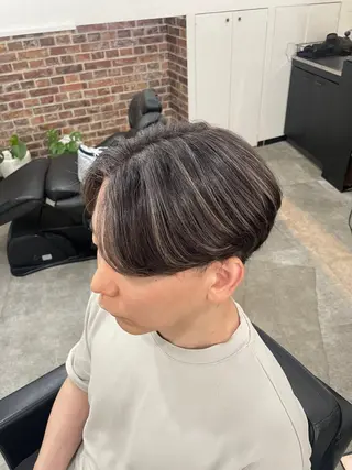 ショート パーマ メンズ TETISS所属・💈メンズハイライト 南谷💈のヘアスタイル