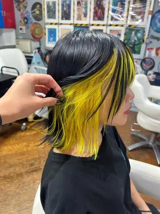 ミディアム カラー メンズ KOYA ｺﾔのヘアスタイル