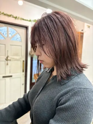 ミディアム ayano🫧 《CIEN》のヘアスタイル