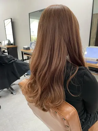 ロング カラー メンズモテパーマ💙 fuwaのヘアスタイル