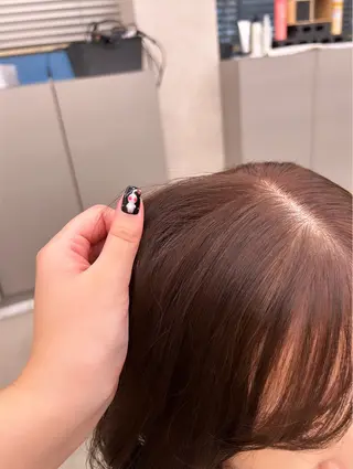 カラー 透明感ベージュ🤎 ナチュラルレイヤーのヘアスタイル