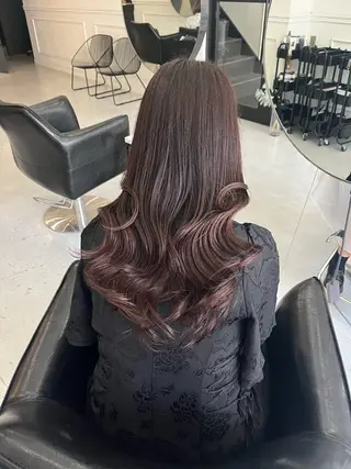 ロング カラー maisonHALU /古吉かやのヘアスタイル