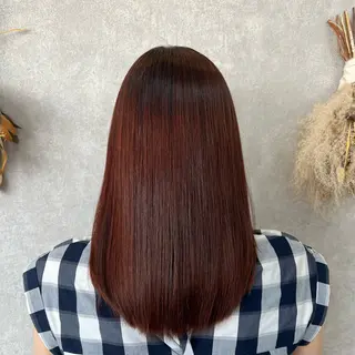 セミロング カラー 松本 心雪🌱‬のヘアスタイル