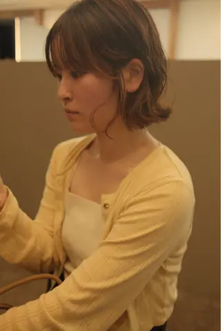 ショート パーマ パーマ/透明感カラー 元町🌱takutoのヘアスタイル