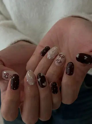 ネイル earth甲府昭和店 西村香穂のネイルデザイン