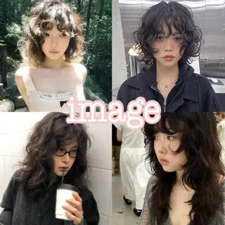 パーマ ユメナ ̖́-のヘアスタイル