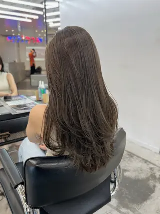 ロング カラー ヘアアレンジ 天神レイヤーカット No.1💖マユカのヘアスタイル