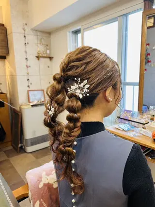 ヘアアレンジ HempBeauty 浅野アサミのヘアスタイル