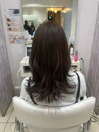 セミロング カラー 🤎ベージュカラー/ 髪質改善/山岸🤎のヘアスタイル