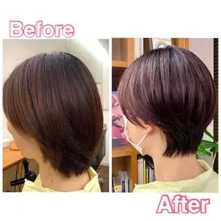 ショート Paddle所属・似合わせレイヤー/ ニュアンスパーマ高倉のヘアスタイル