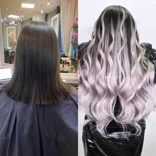 ミディアム 💎馴染むエクステ× TOMO💎のヘアスタイル
