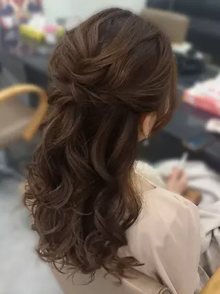 ロング ヘアアレンジ ヘアセット❤️着付け Akaneのヘアスタイル