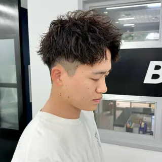 ショート パーマ メンズ 🔥札幌No.1🥇 パーマ特化美容師🔥のヘアスタイル