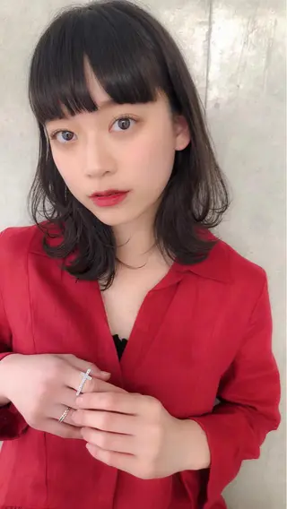 ミディアム カラー ヘアアレンジ 🩰透明感カラー♡ UTA🩰のヘアスタイル