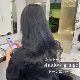 セミロング カラー 韓国トレンドカット カラー🤍しゅうじのヘアスタイル