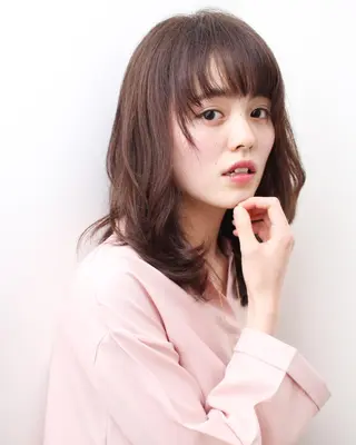 ミディアム カラー 縮毛矯正/髪質改善 🌷あかおのヘアスタイル