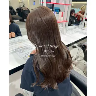 セミロング 透明感ベージュ 🎀Sayaka🎀のヘアスタイル