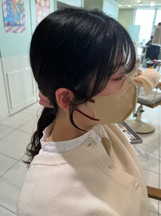 セミロング 長井 麻帆のヘアスタイル