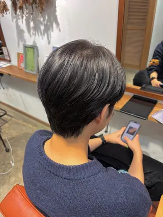 カラー メンズ メンズカットモデル/ 鶴舞/犬塚愛奈のヘアスタイル