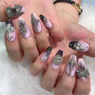 ネイル HIKA🦋 個性派スカルプネイルのネイルデザイン