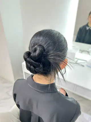 ロング ヘアアレンジ ヘアセット専門店 Rのヘアスタイル