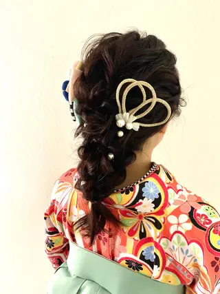 ヘアアレンジ Delight ヘアメイク着付けのヘアスタイル