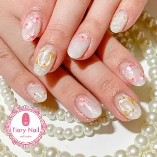 ネイル 💗🪽Tiary Nail🪽💗のネイルデザイン