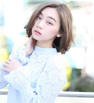 ミディアム カラー 黒崎 勝巳のヘアスタイル
