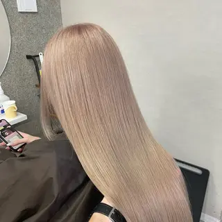 ロング カラー Lull1人美容室 バレイヤージュのヘアスタイル