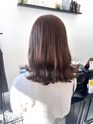 カラー 河野いずみ レイヤー/ボブ 🤍のヘアスタイル
