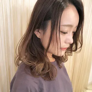 ミディアム くせ毛×ショート 上岡勇祐のヘアスタイル
