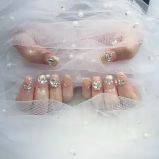 ネイル パーツ全部¥110 サロンミミのネイルデザイン