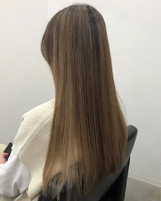 ロング カラー KEPKA ヤマグチ 天神 今泉のヘアスタイル